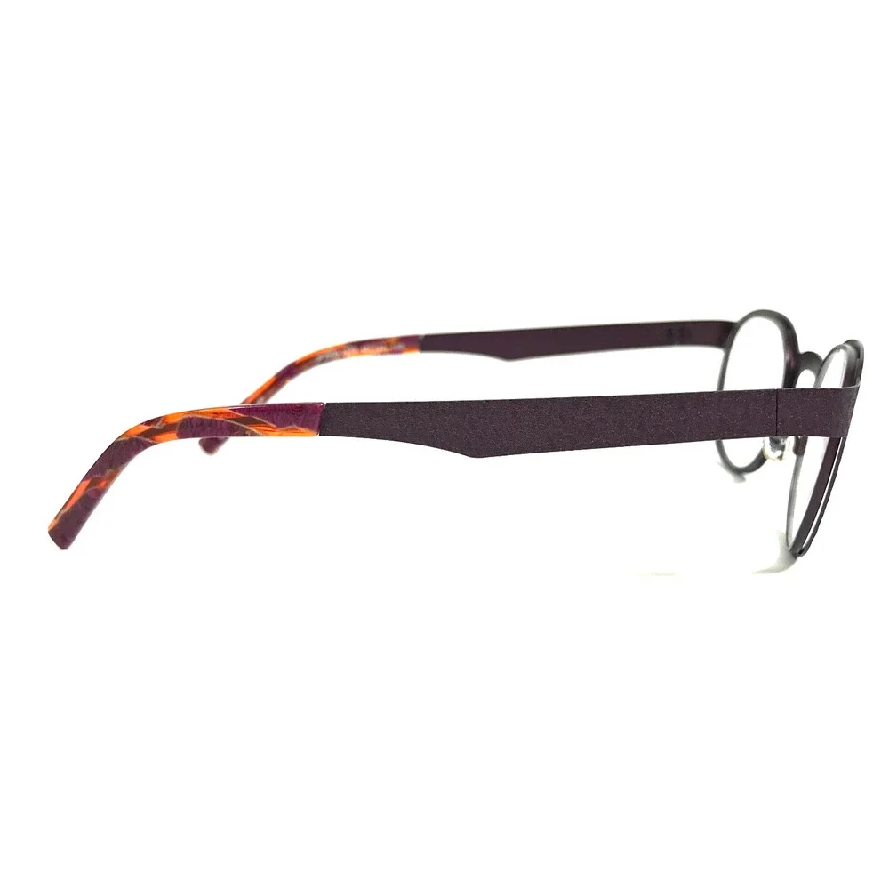 J.F. Rey Eyeglasses Frames JF2600 7979 Matte Purple Textured Ribbed 45-23-135